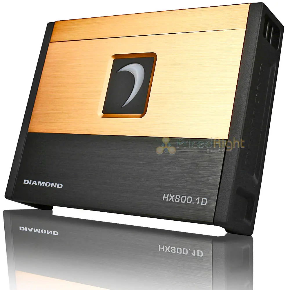 Diamond Audio 1 Channel Monoblock Digital Amplifier 800 Watts Max 1 Ohm Hx800.1D 1
