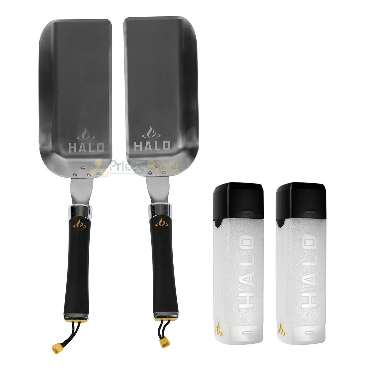 Halo Elite 4-Piece Stir-Fry Griddle Accessory Tool Kit Magnetic Stainless Steel 1