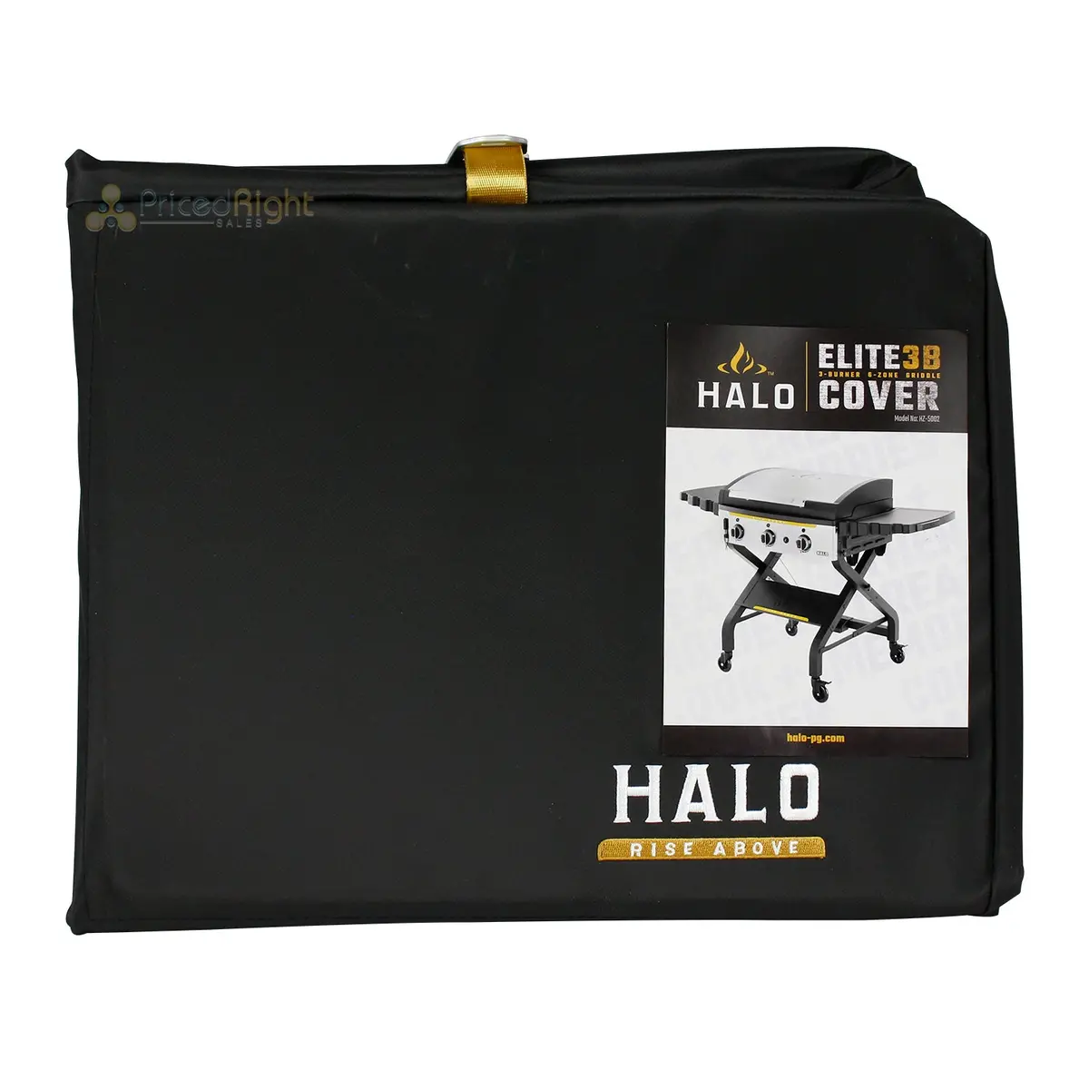 Halo Elite 3-Burner Griddle Cover 600D Polyester Custom-Tailored Wind-Proof 1
