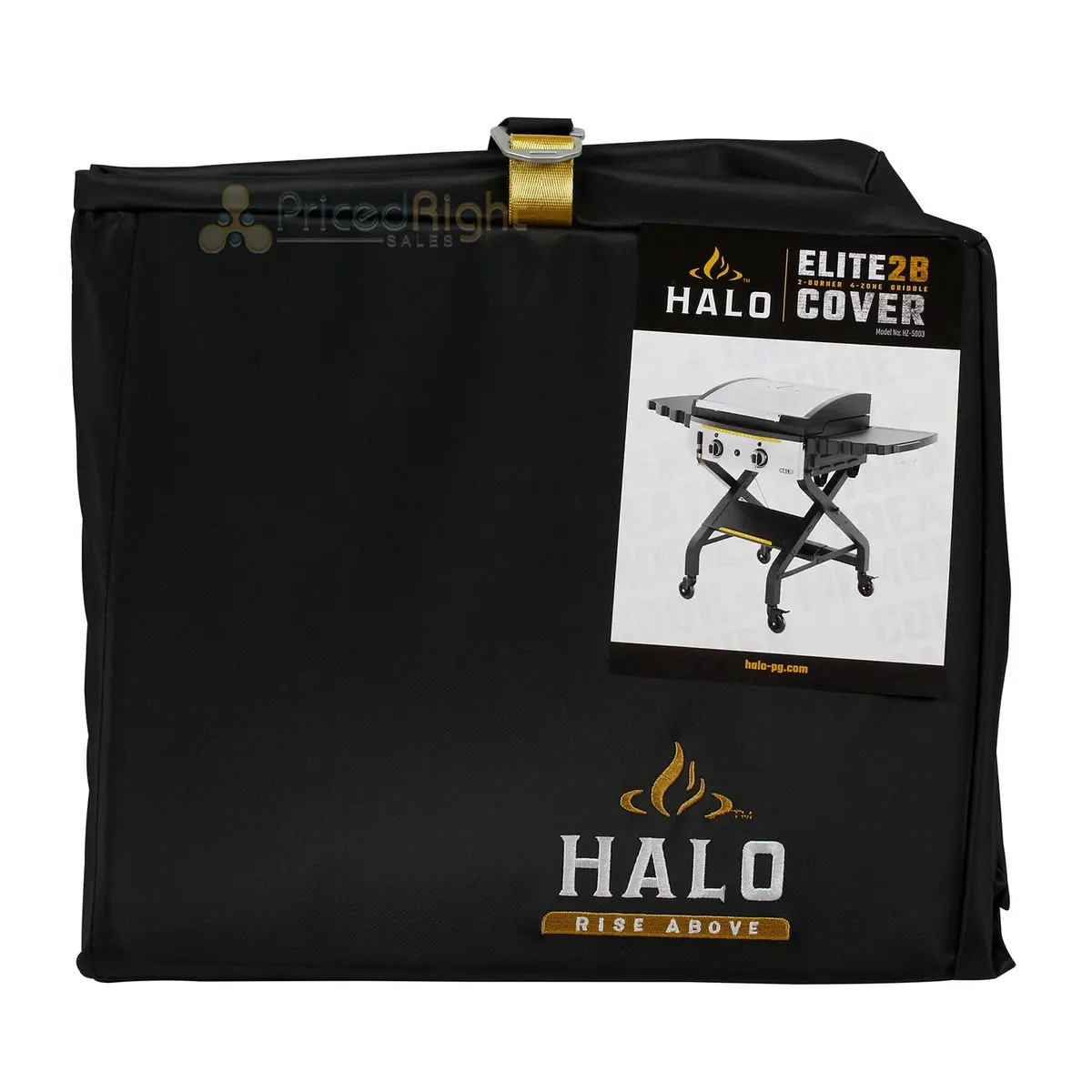 Halo Elite 2-Burner Griddle Cover 600D Polyester Custom-Tailored Wind-Proof 1