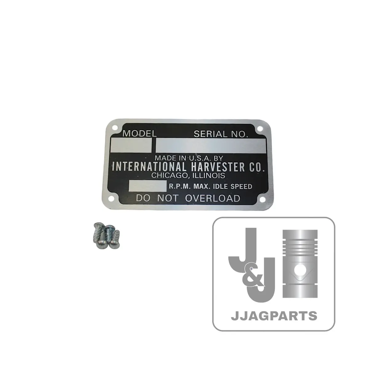 Serial Number Tag Fits International A Av B Bn C H M Tractor 1
