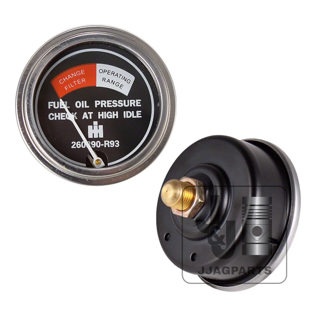 Fuel Pressure Gauge 80 Psi Fits International Farmall Md 400 Tractors 260390R94 1