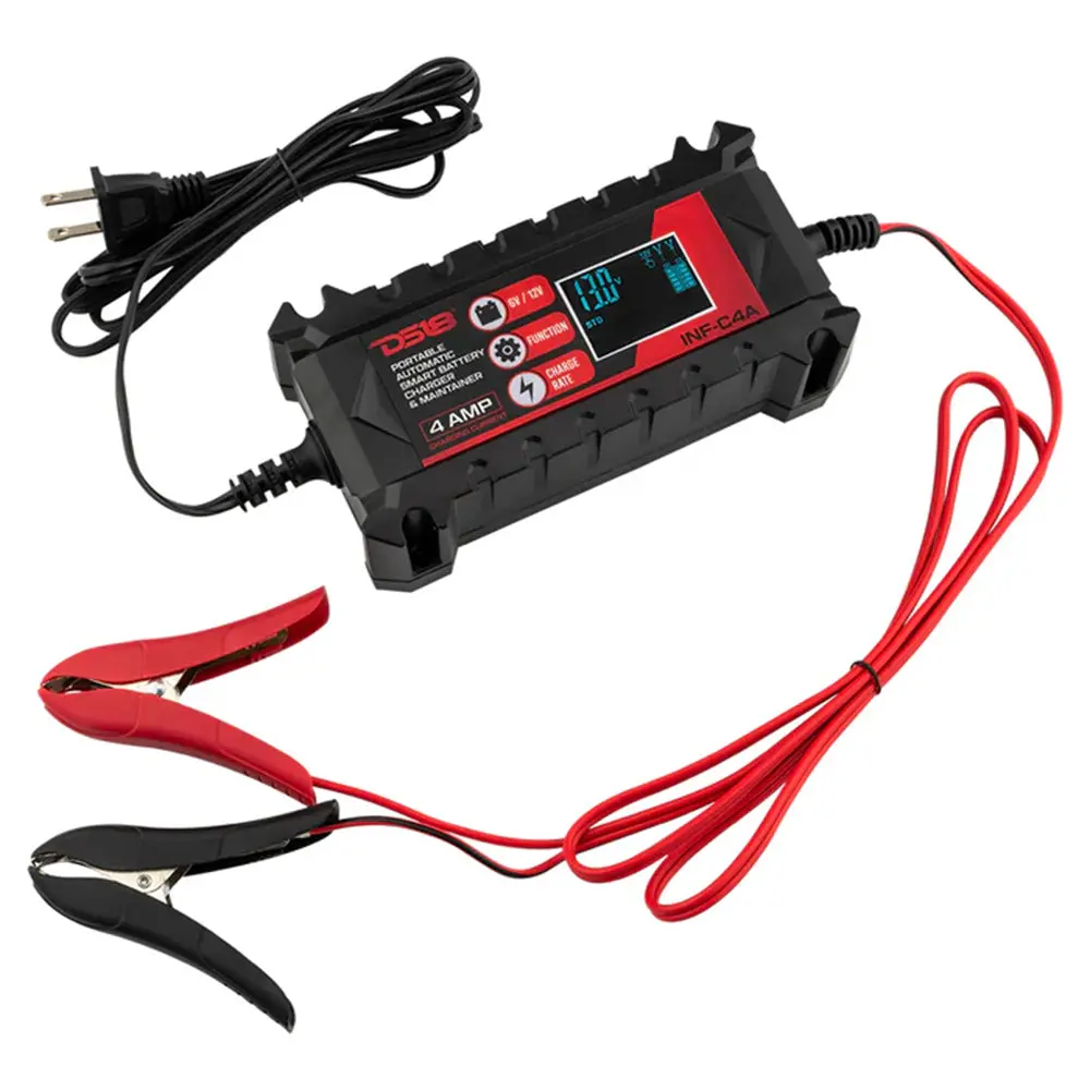 4 Amp Automatic Smart Lithium/Agm Car Battery Charger & Maintainer Ds18 Inf-C4a 1