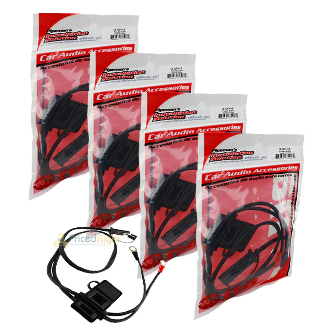 4 Battery Quick Disconnect Ring Terminal Fuse Harness 2-Pin Plug Is-Qfh18 1