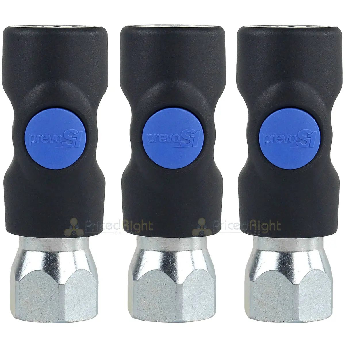 3 Prevost Safety Air Plug 1/4" Coupler Isi061203 1/2" Fnpt High Quality Prevo S1 1