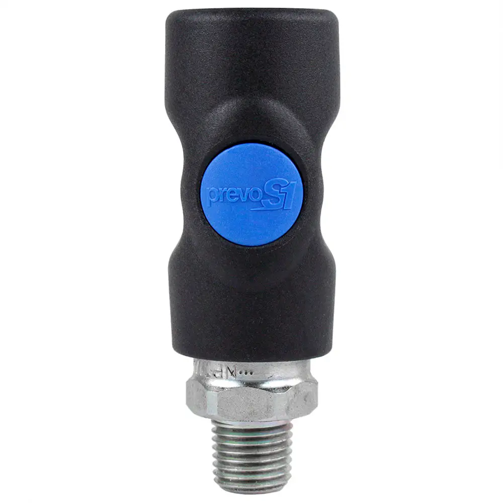 Prevost Isi061251 Safety Air Plug Coupler 1/4" Mnpt Prevo S1 1