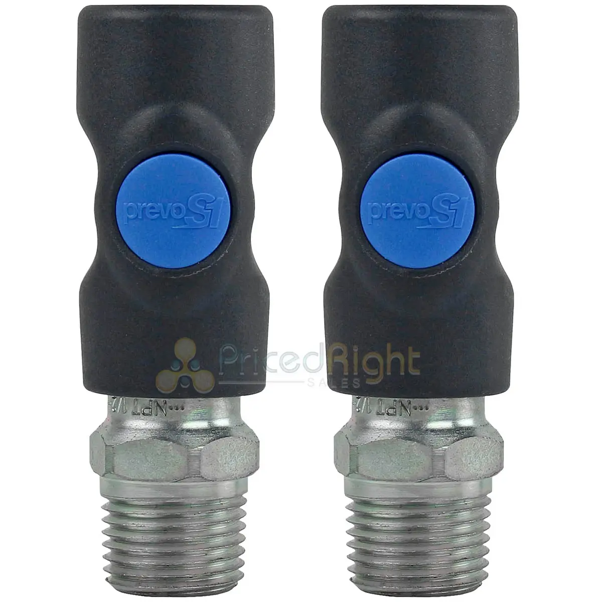 2 Pack Prevost Safety Air Plug Coupler Isi061253 1/4" 1/2" Mnpt Quality Prevo S1 1