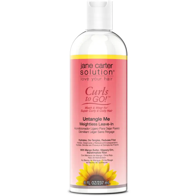 Jane Carter Solution: Curls To Go Un-Tangle Me Leave-In Conditioner 8Oz 1