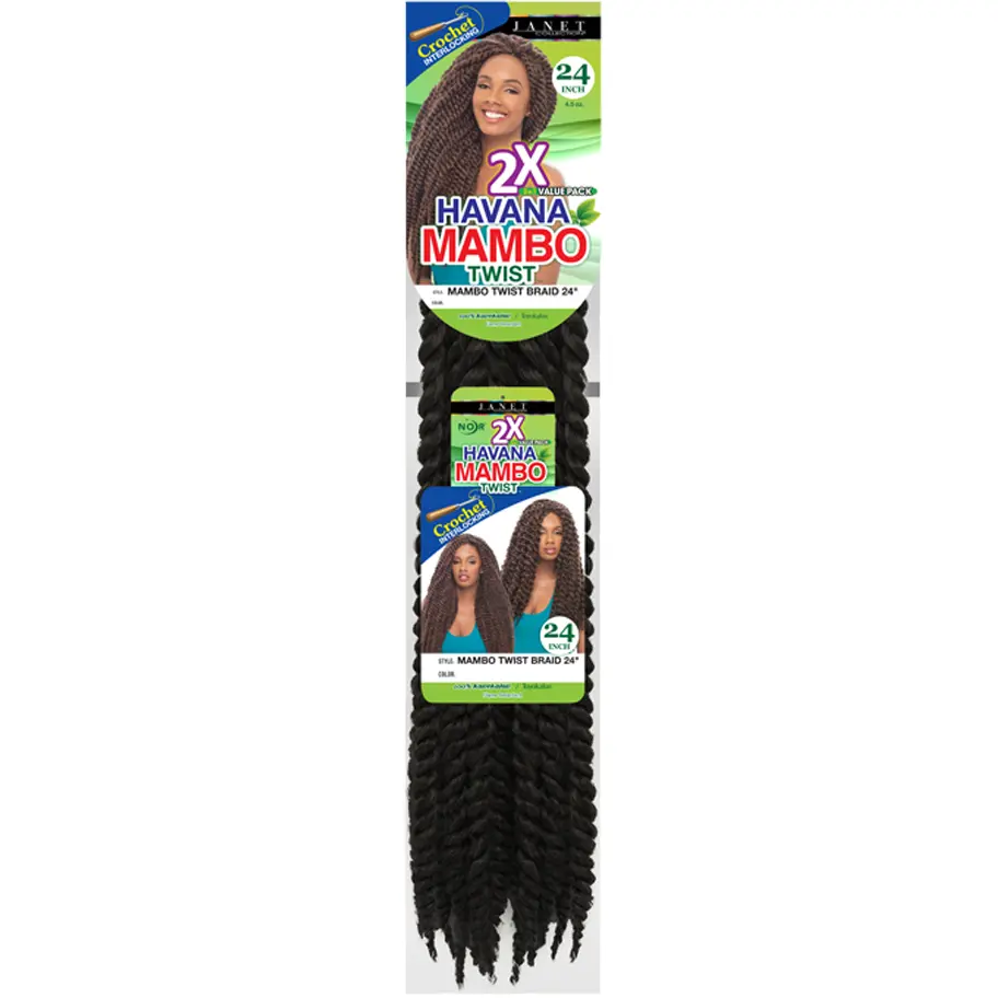 Janet Collection™: 2X Havana Mambo Twist 24" - Final Sale 1