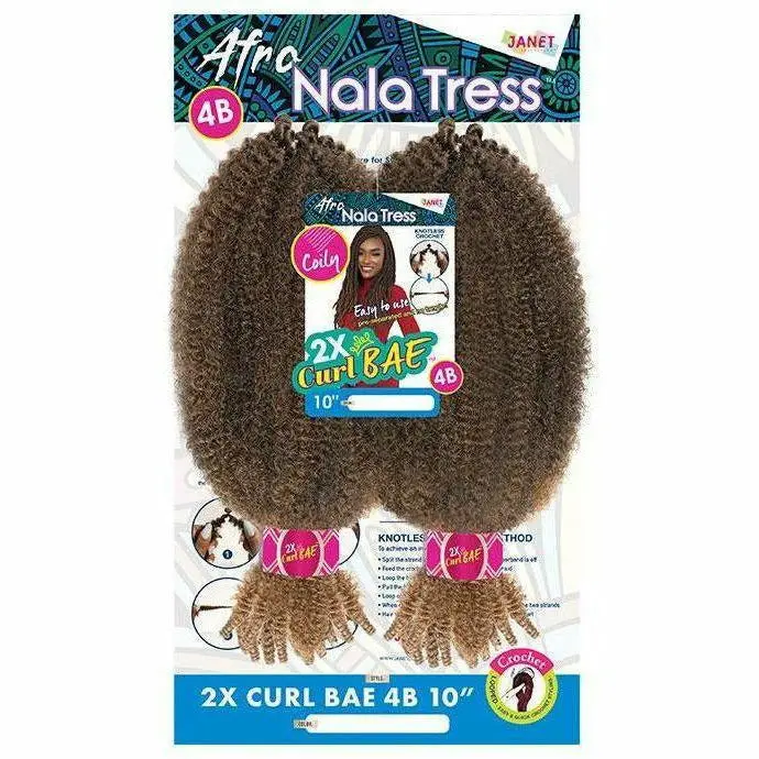 Janet Collection: Nala Tress 2X Curl Bae 4B 10" 1