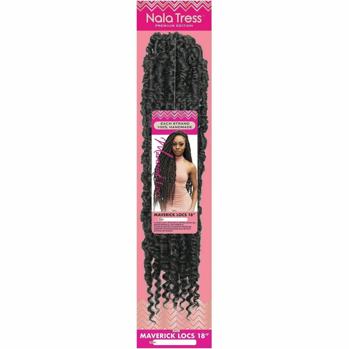Janet Collection: Nala Tress Maverick Locs 18" Crochet Braids - Final Sale 1