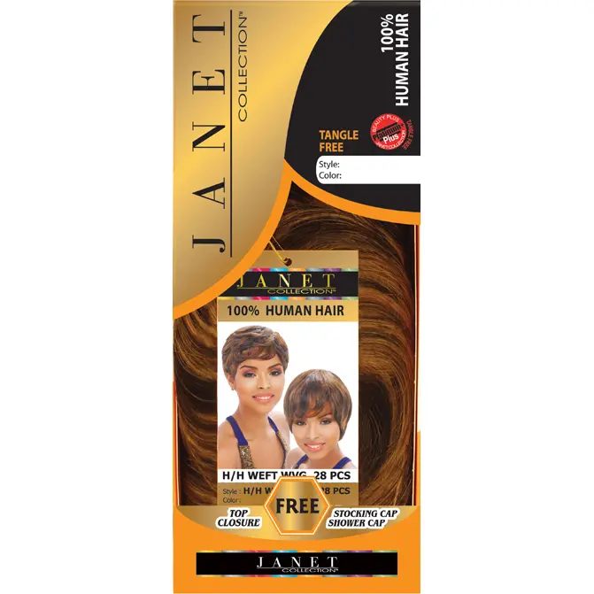 Janet Collection™: Human Hair Weft - 28 Pcs 1