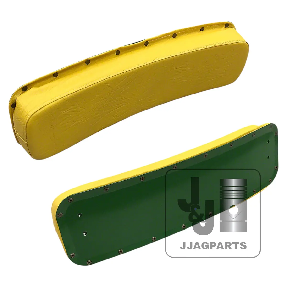 Ar21966 Back Rest Seat Cushion, Steel Back Brass Rivets Fits John Deere Tractor 1
