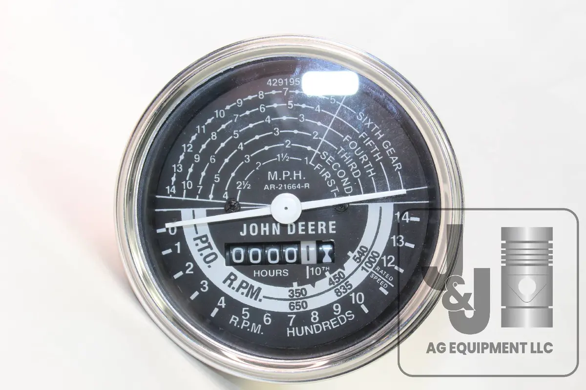 Ar20825 Tachometer Fits John Deere 2 Cylinder Models 1