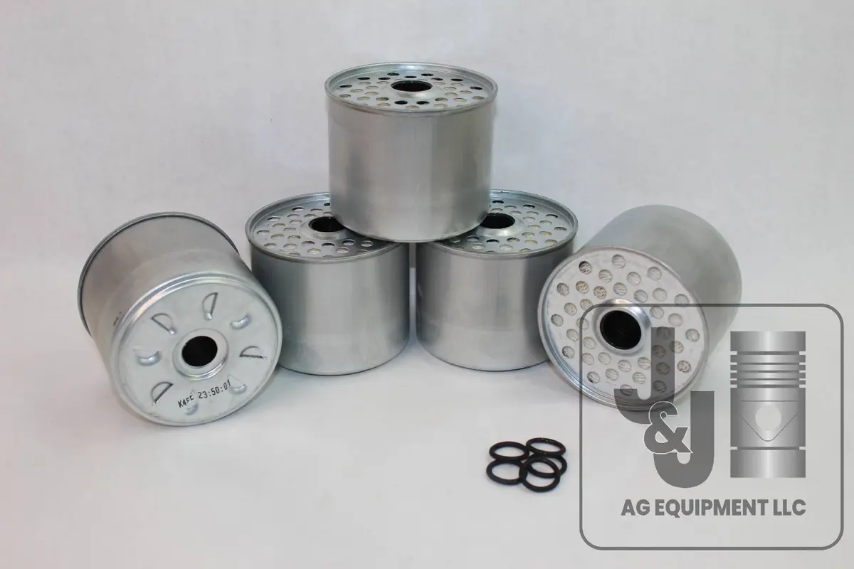 Lot Of 5 Fuel Filters Fits Ford John Deere Oliver Tractors 1