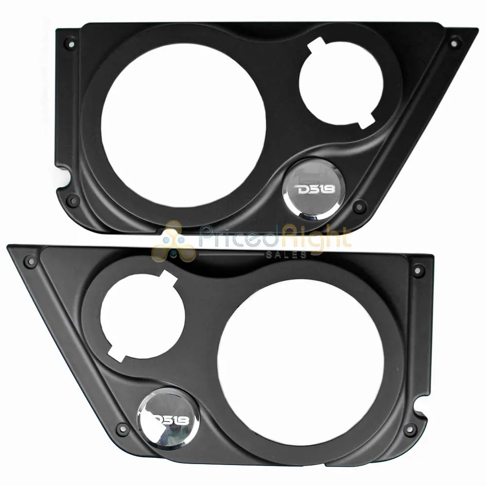 Ds18 Jku Left & Right Refit Kit For Jeep Front Door 1 X 6.5"+1 Tweeter Jk-Fd-Lr 1