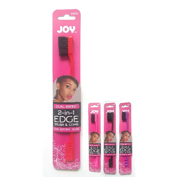 Joy: Dual Ended Edge Brush & Comb 1