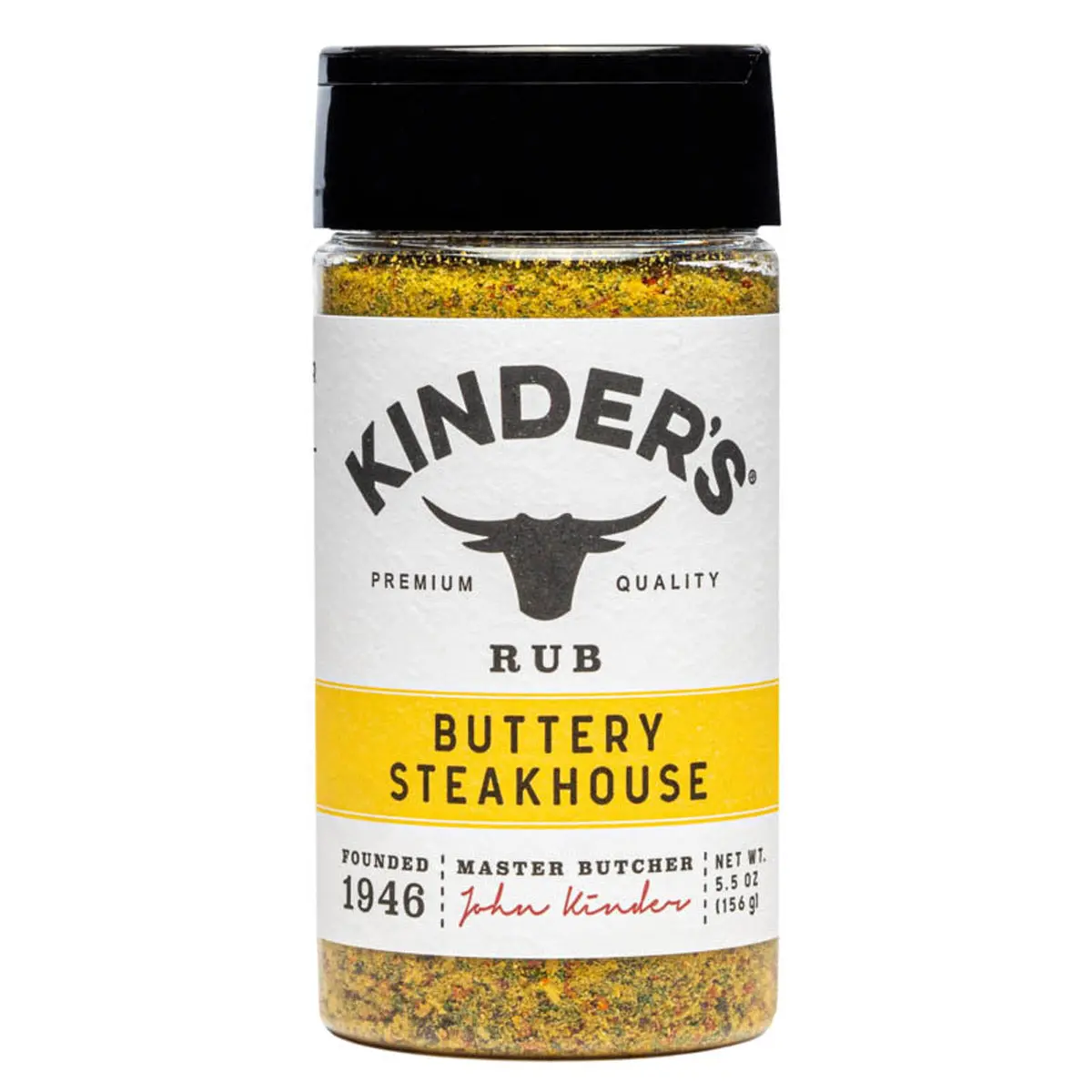 Kinder's Buttery Steakhouse Rub All Purpose Seasoning Beef Chicken 5.5 Oz Bottle 1