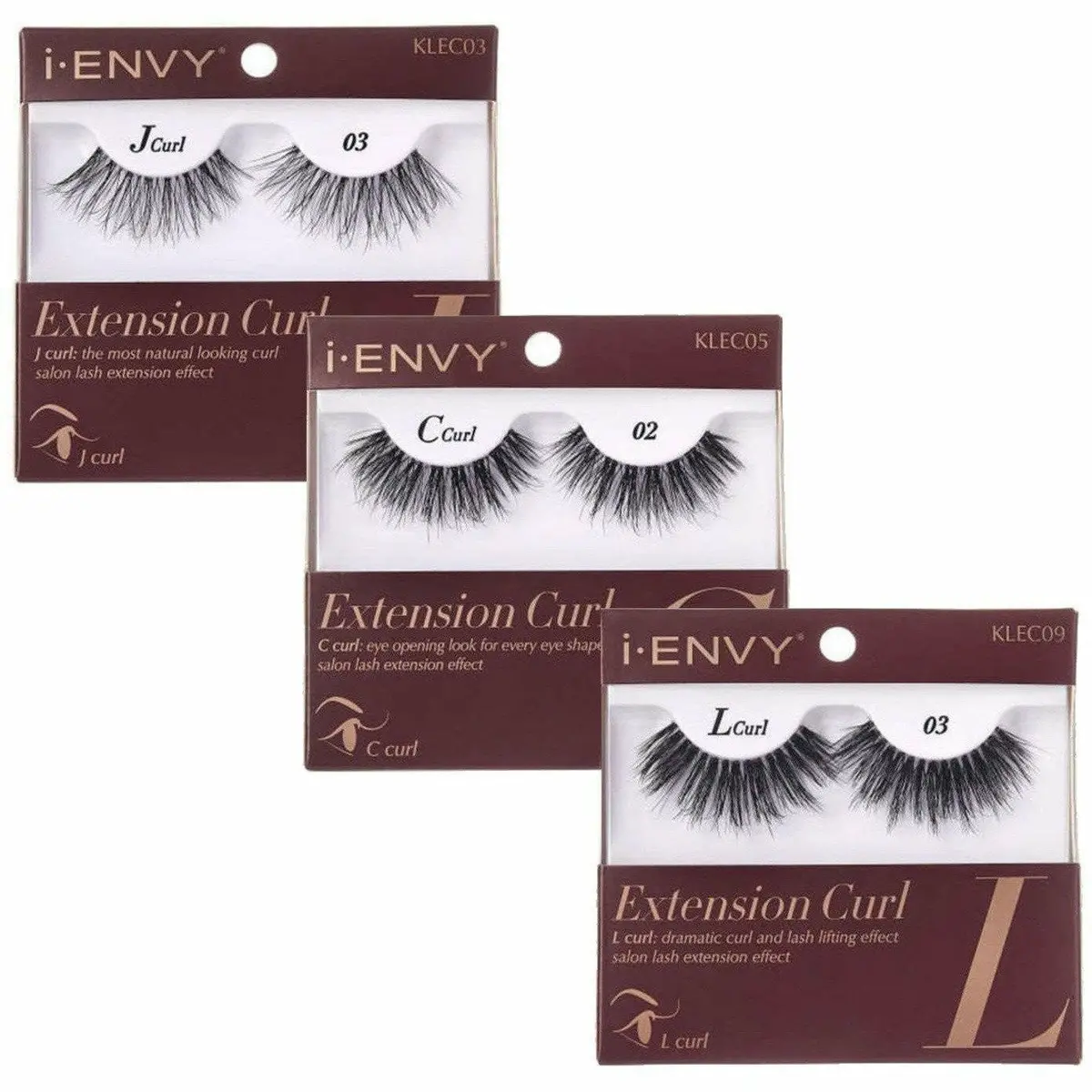Kiss: I-Envy Extension Curl Eyelashes 1