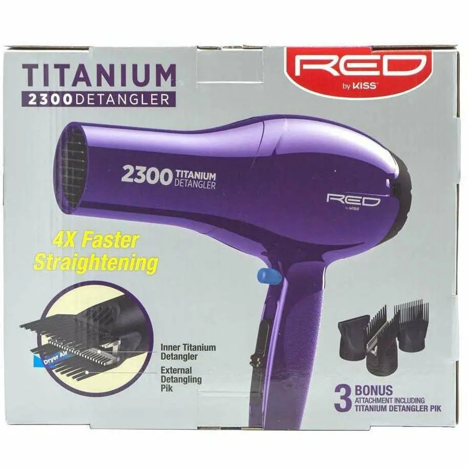 Red By Kiss: Titanium 2300 Detangler Hair Dryer 1