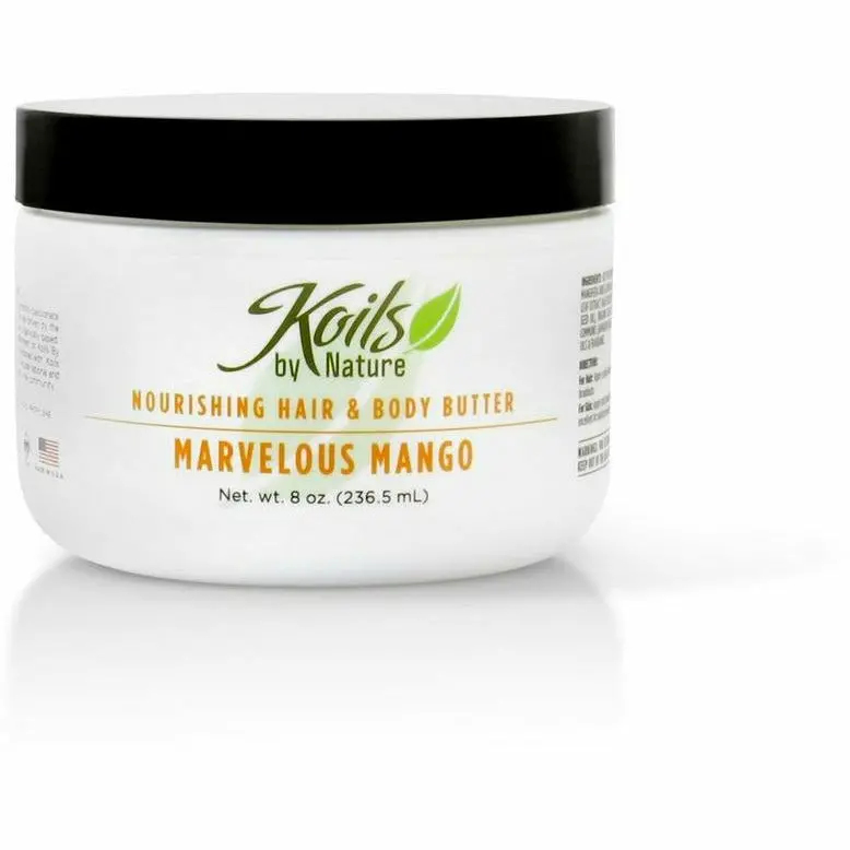 Koils: Nourishing Hair & Body Butter Marvelous Mango 4Oz 1