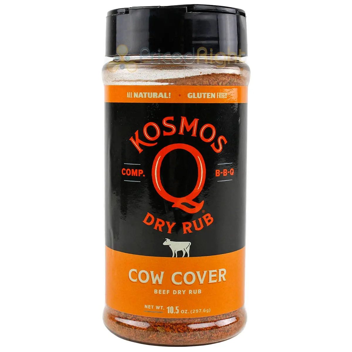Kosmos Q Cow Cover Beef Dry Rub Competition Bbq Meat Dry Rub 10.5Oz All Natural 1