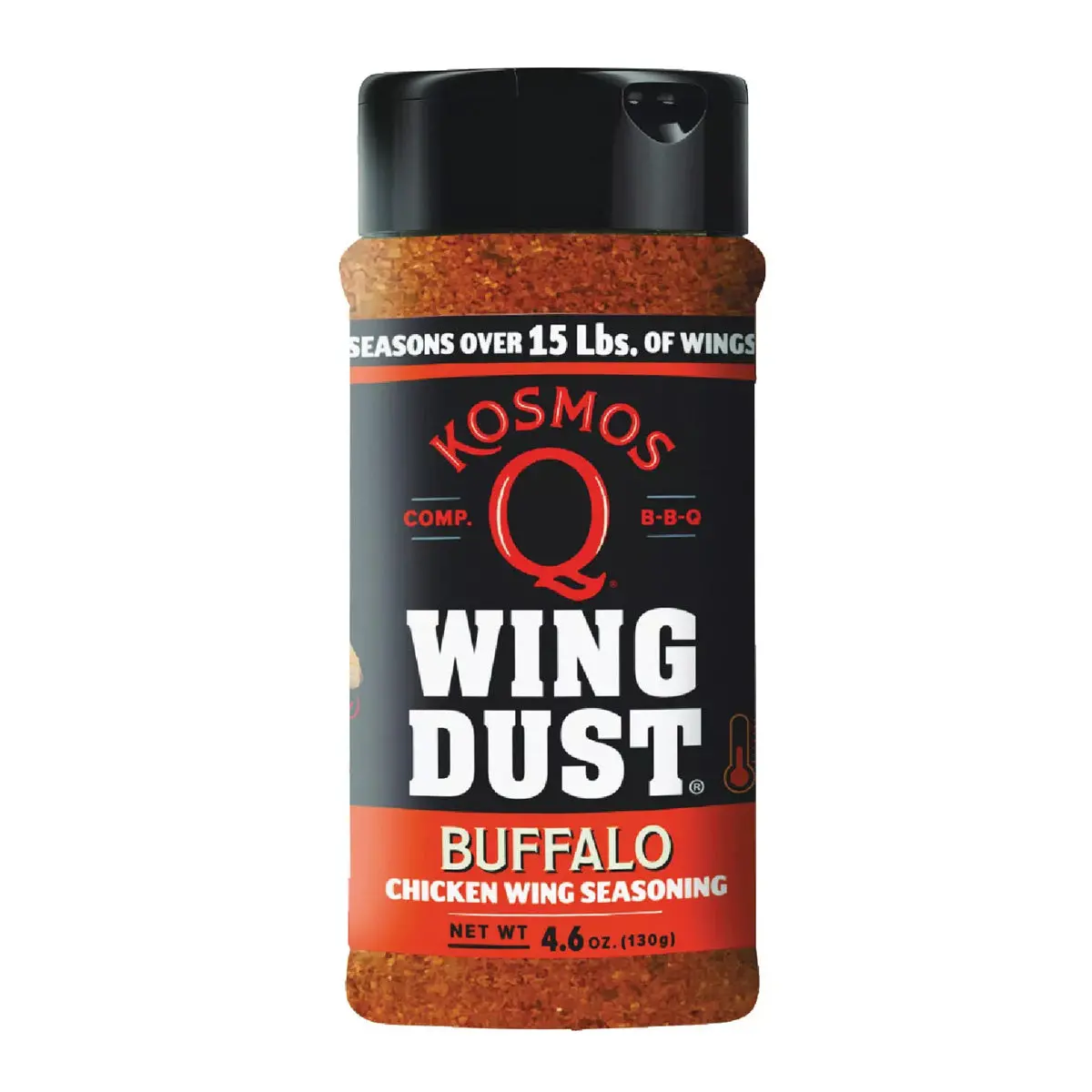 Kosmos Q Wing Dust Buffalo Wing Dusting Seasoning Competition Pit Master 5 Oz. 1
