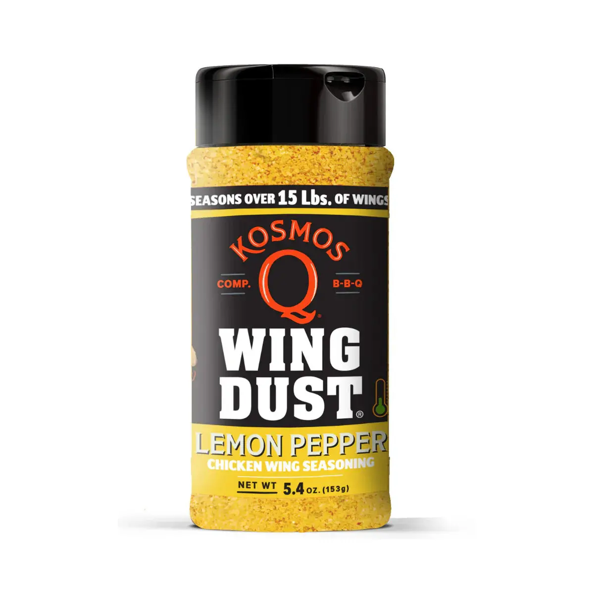 Kosmos Q Wing Dust Lemon Pepper Dry Rub Seasoning Competition Rated Pit Master 1