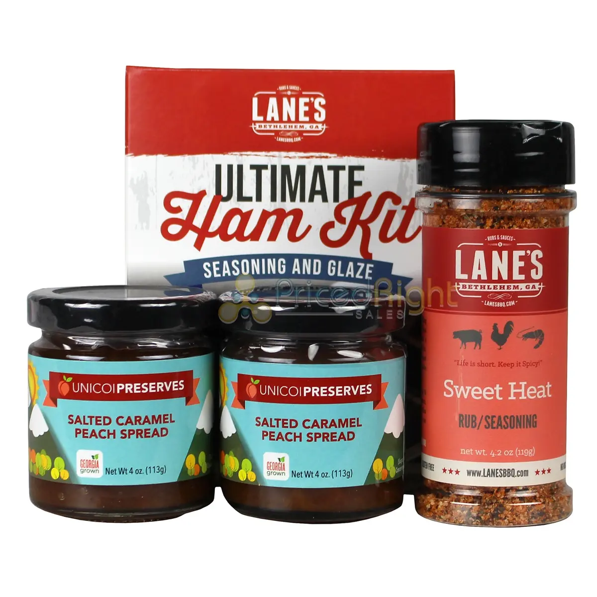 Lane's Ultimate Ham Kit Seasoning And Glaze Gluten Free Hand Crafted Lanesham 1