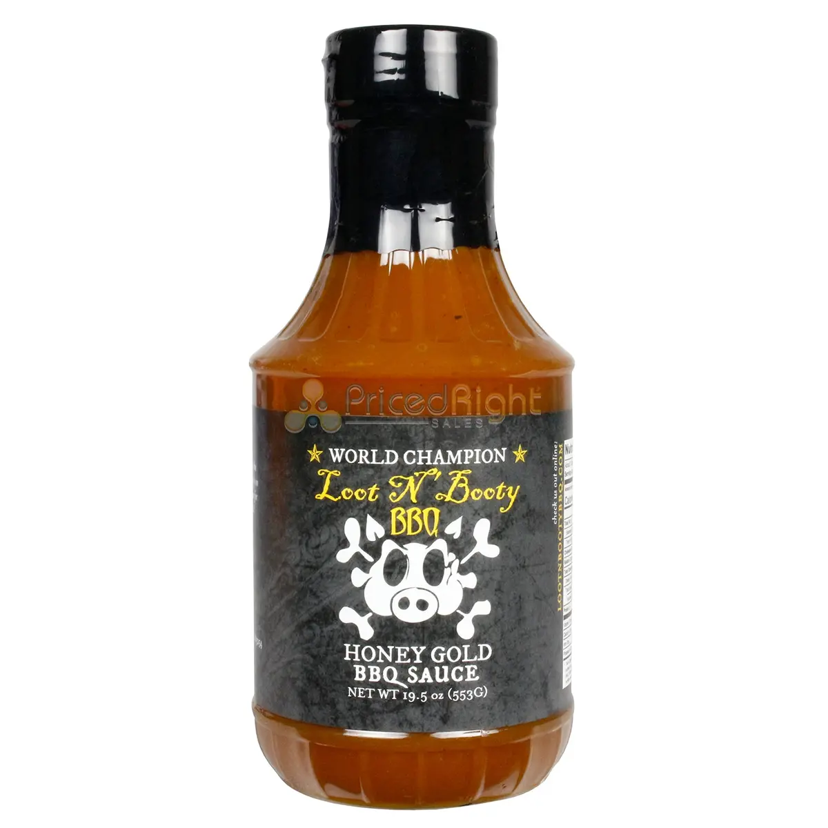 Loot N' Booty Bbq Honey Gold Bbq Sauce Sweet And Tangy Gluten Free 19.5 Ounce 1