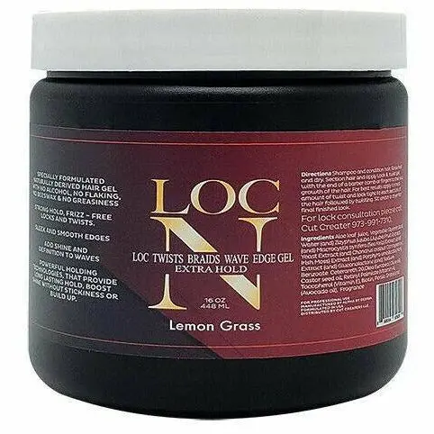 Loc N: Extra Hold Edge Gel 16Oz 1