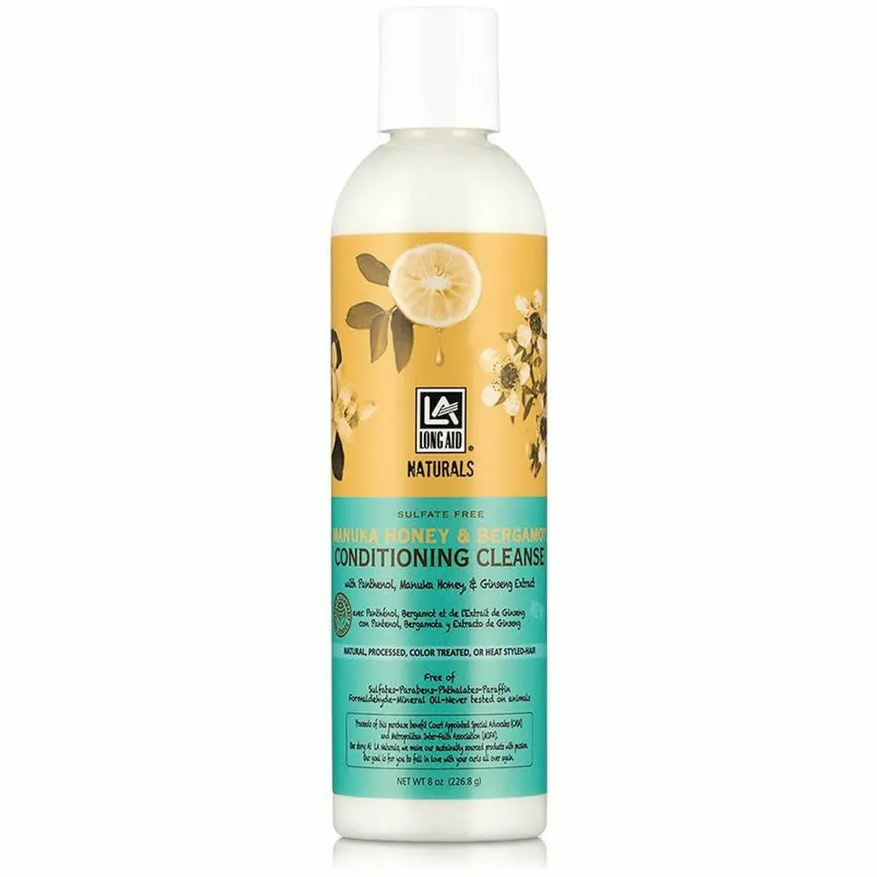 Long Aid: Manuka Honey & Bergamot Conditioning Cleanse 8Oz 1