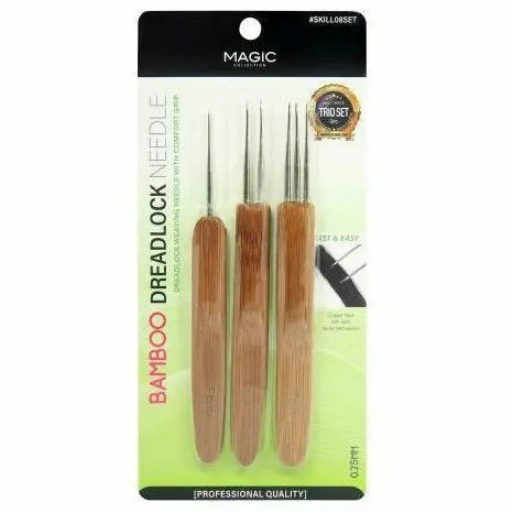 Magic Collection: 3Pc Bamboo Dreadlock Needle 1
