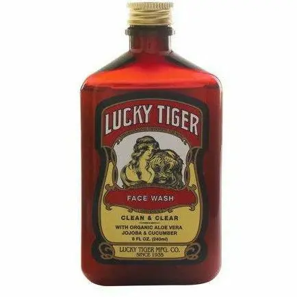Lucky Tiger: Face Wash 8Oz 1