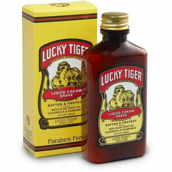 Lucky Tiger: Liquid Cream Shave 5Oz 1
