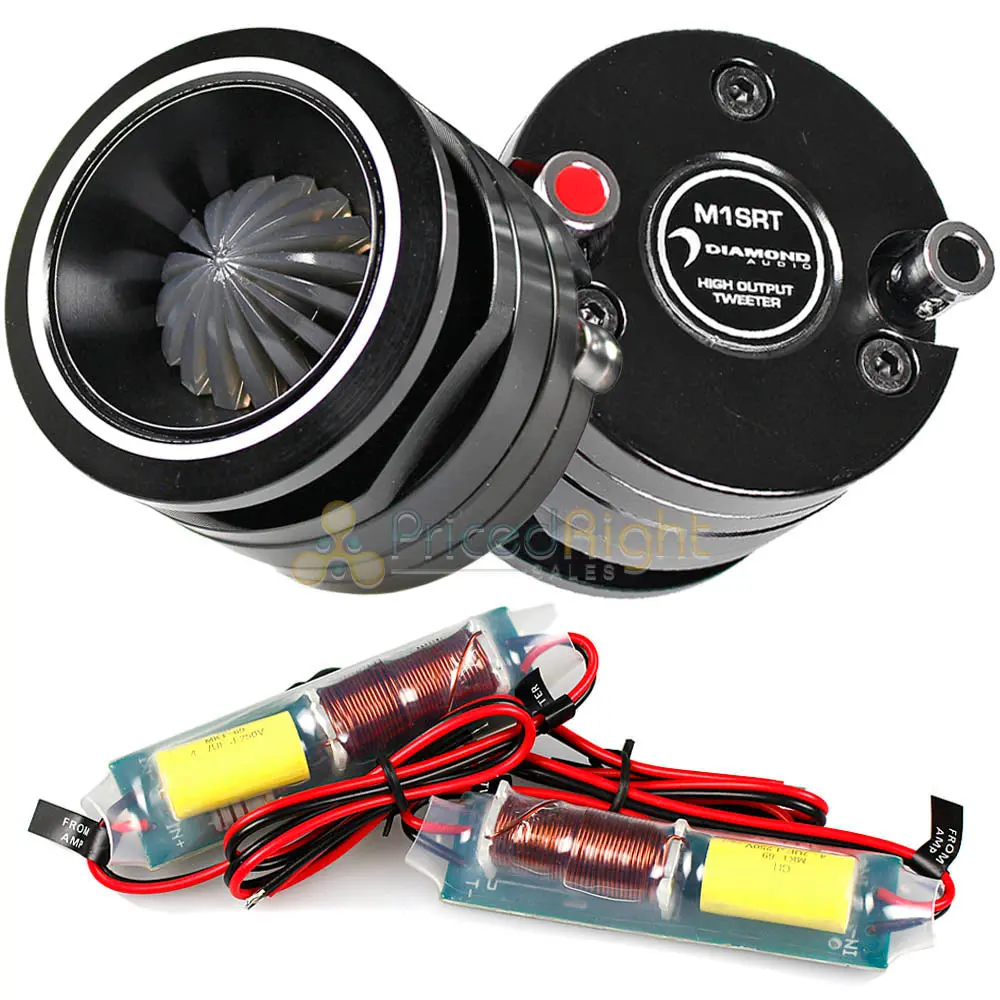 Diamond Audio 1" Short Throat Tweeters 100W Max Motorsport Hight Output M1srt 1