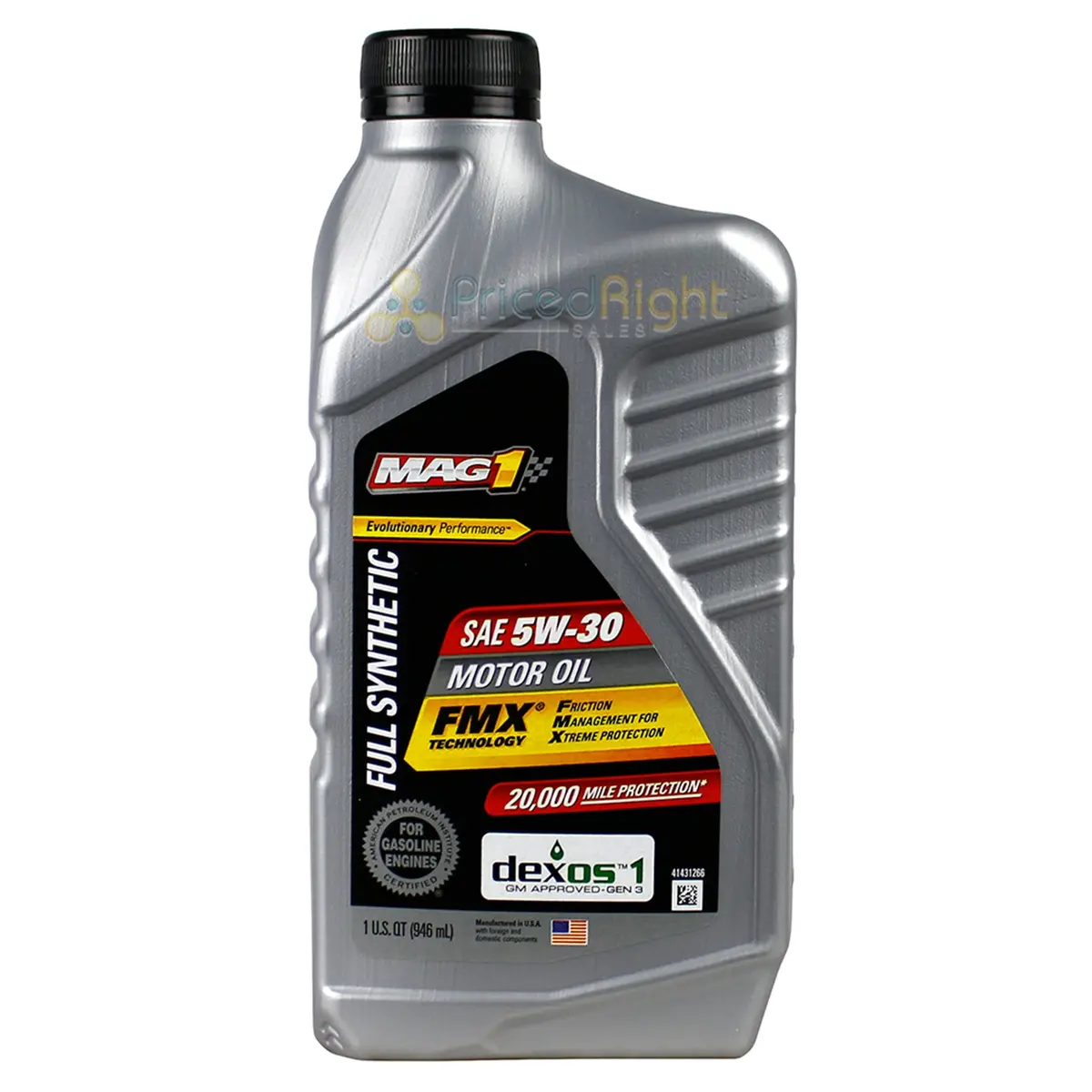 Mag1 Full Synthetic Motor Oil 5W30 1 Qt 946 Ml Api Sn Plus Ilsac Gf-5 Mag61790 1