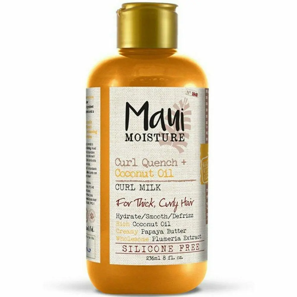 Maui Moisture: Curl Quench Coconut Oil Curl Milk 8Oz 1