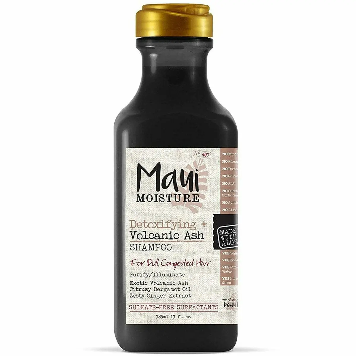 Maui Moisture: Detoxifying + Volcanic Ash Shampoo 13Oz 1