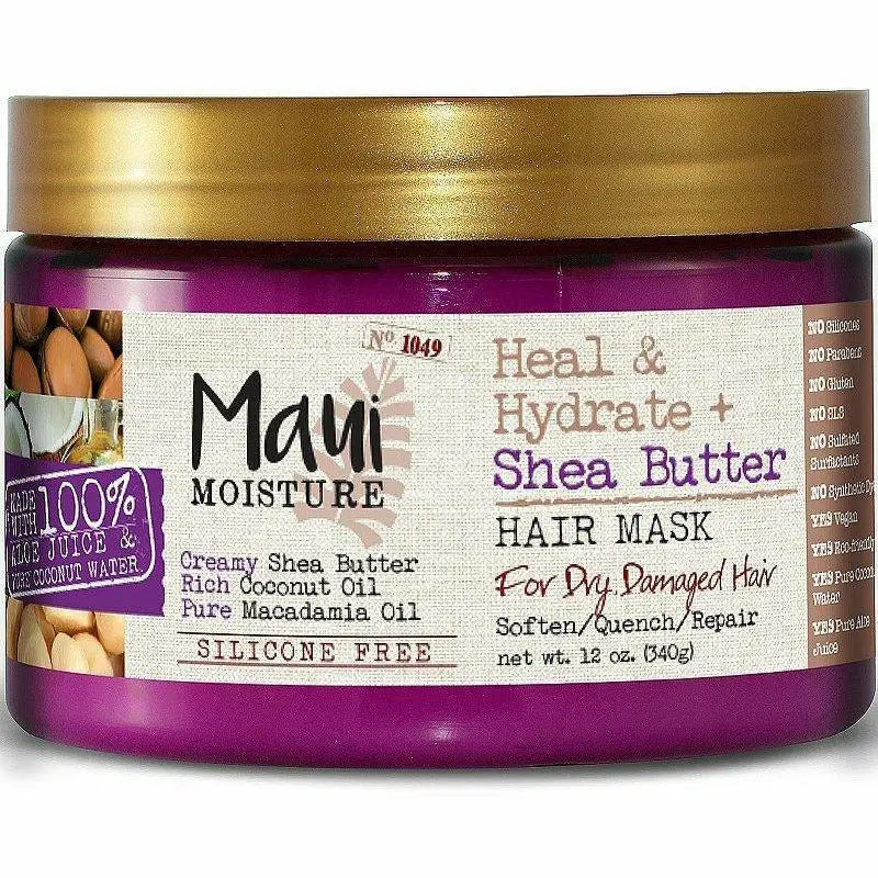 Maui Moisture: Heal & Hydrate Shea Butter Hair Mask 12Oz 1
