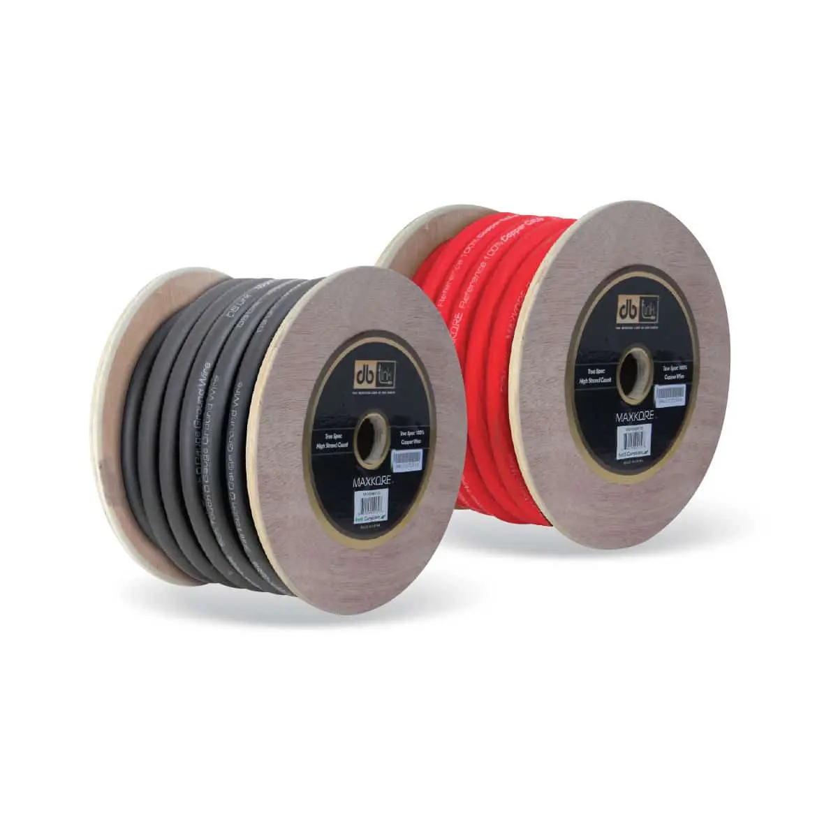 Db Link Black 4 Gauge 100' 100% Oxygen Free Copper Soft Touch Power/Ground Cable 1