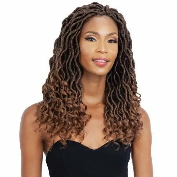 Mayde Beauty: Wavy Goddess Locs 18" 1
