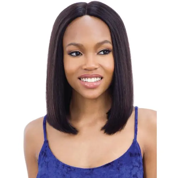 Mayde Beauty: Human Hair 5" Lace And Lace Front Wig - Blunt Bob 14" 1