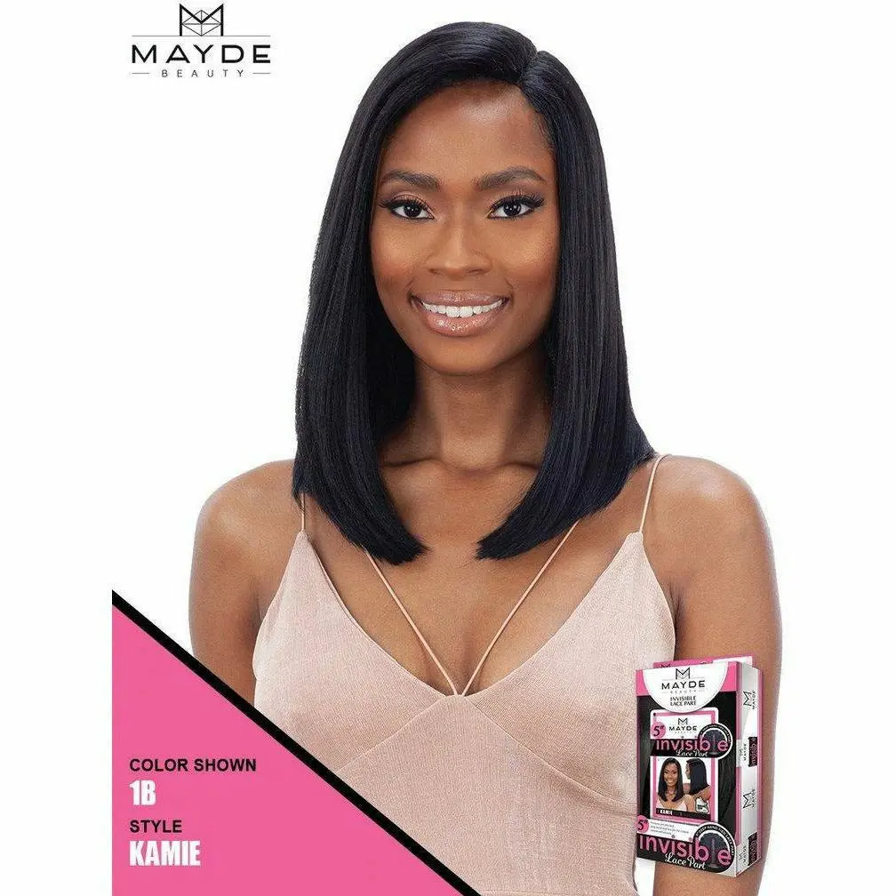 Mayde Beauty: Synthetic Invisible 5" Lace Part Wig - Kamie 1