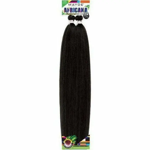 Mayde Beauty: 2X Africana Feathered Braid 24" - Final Sale 1