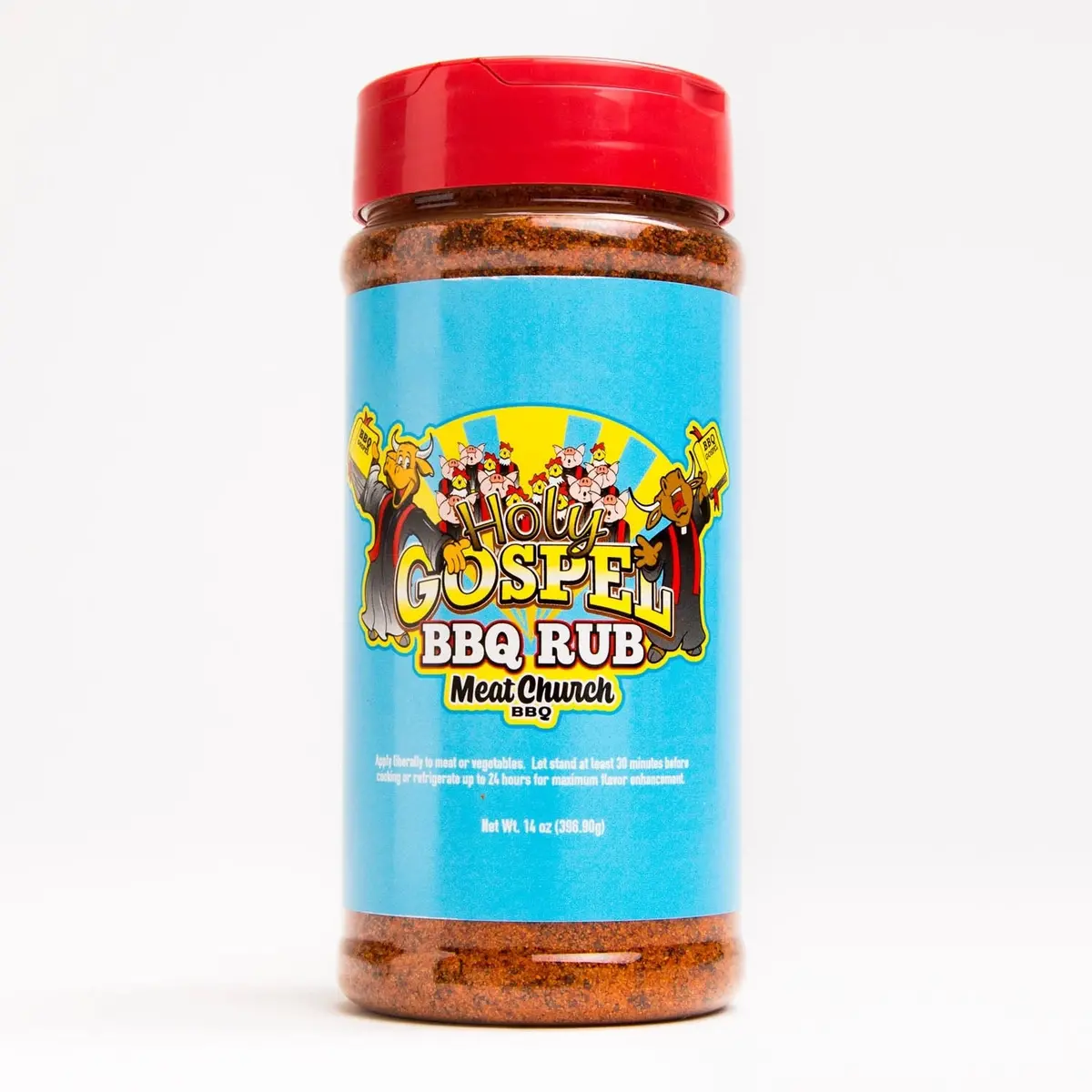 Meat Church The Holy Gospel Bbq Rub 14 Oz. Bottle Gluten Free & No Msg 98806 1