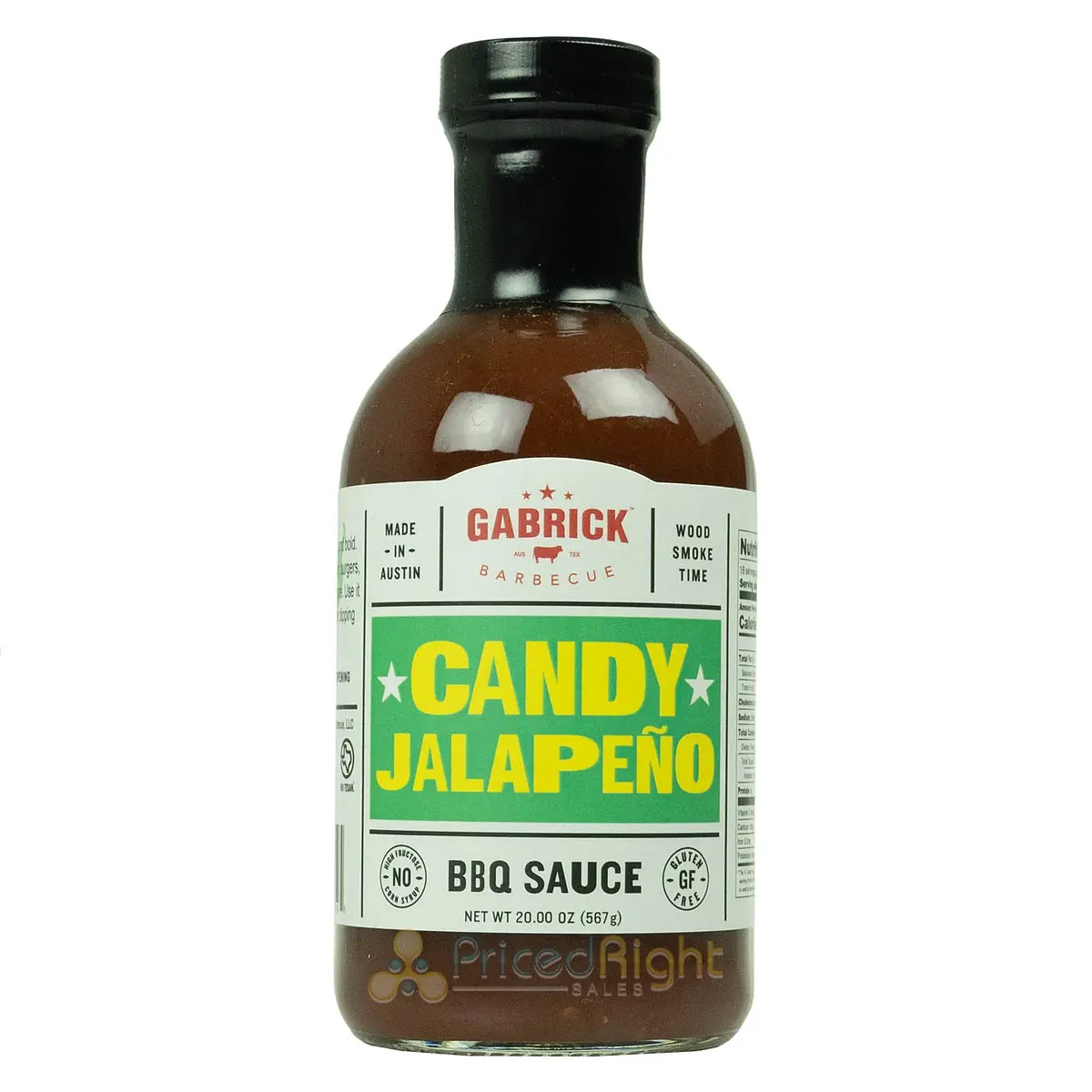 Gabrick Candy Jalapeno Barbeque Sauce Sweet Flavor Made With Real Jalapenos 20Oz 1