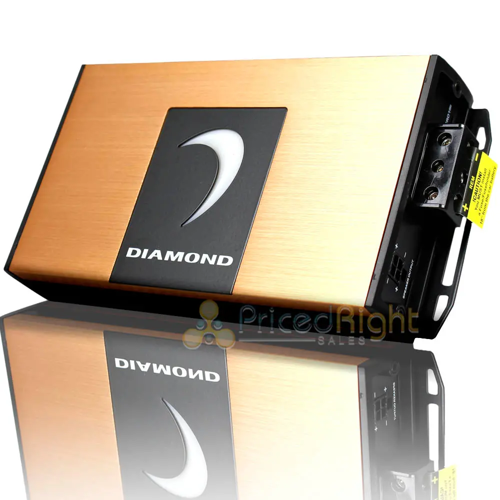 Diamond Audio Monoblock Full Range Digital Amplifier 500 Watts Rms Micro1v2 1