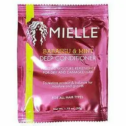 Mielle Organics: Babassu Oil & Mint Deep Conditioner 1.75 Oz 1