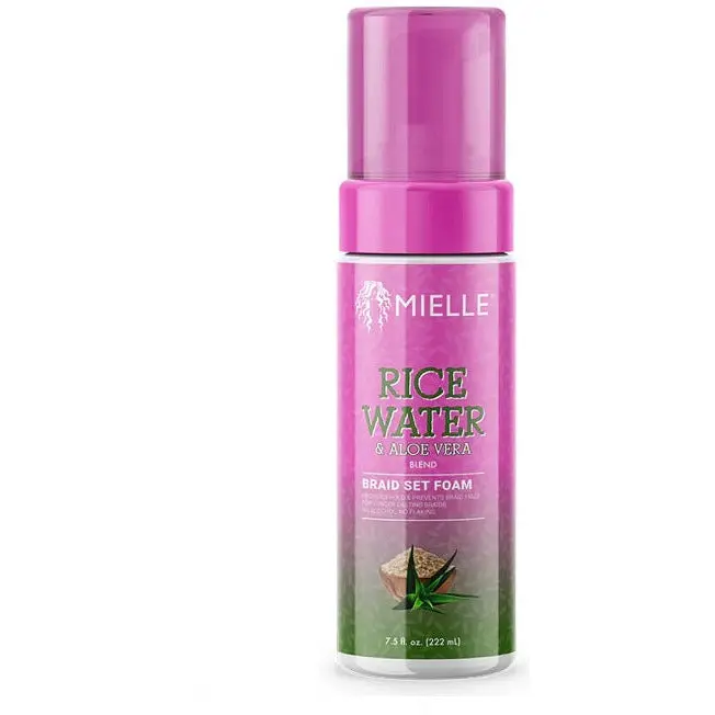 Mielle Organics: Rice Water & Aloe Braid Foam 7.5Oz 1